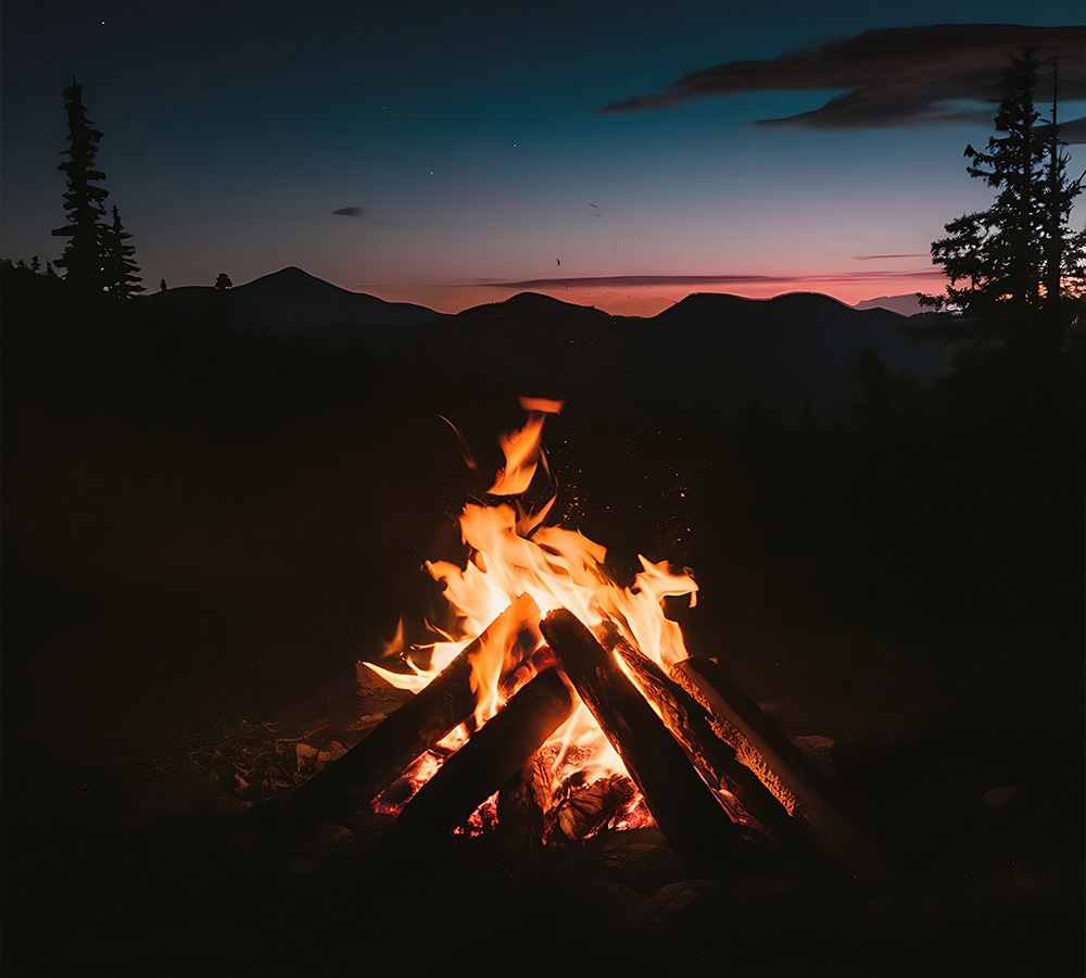 Campfire at Wayanad
